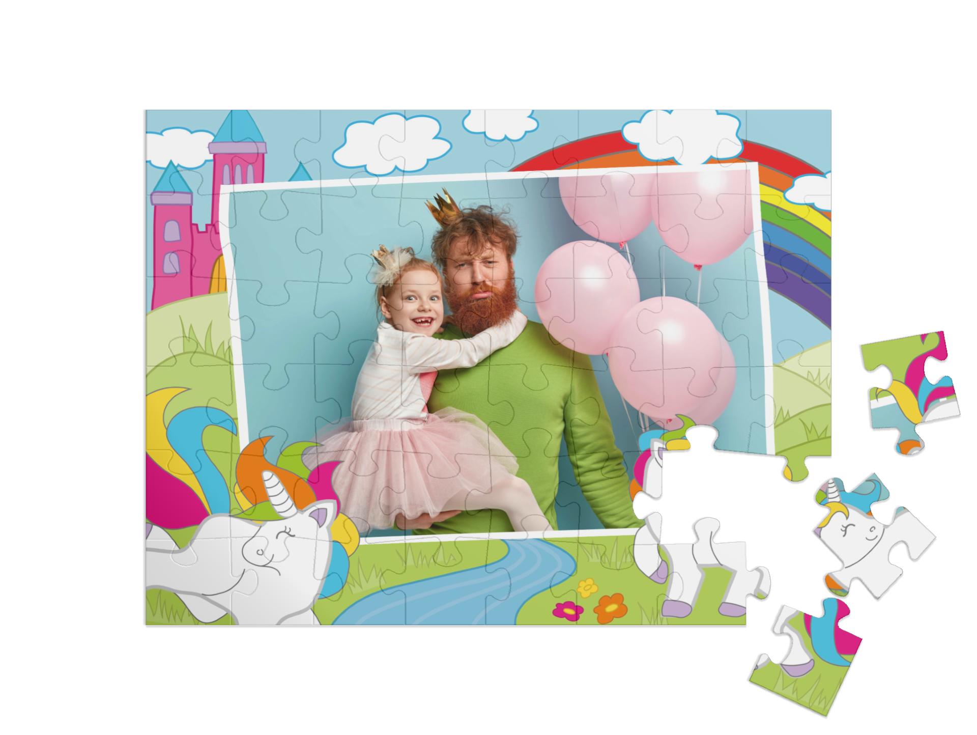 „Regenbogenland“ in Querformat