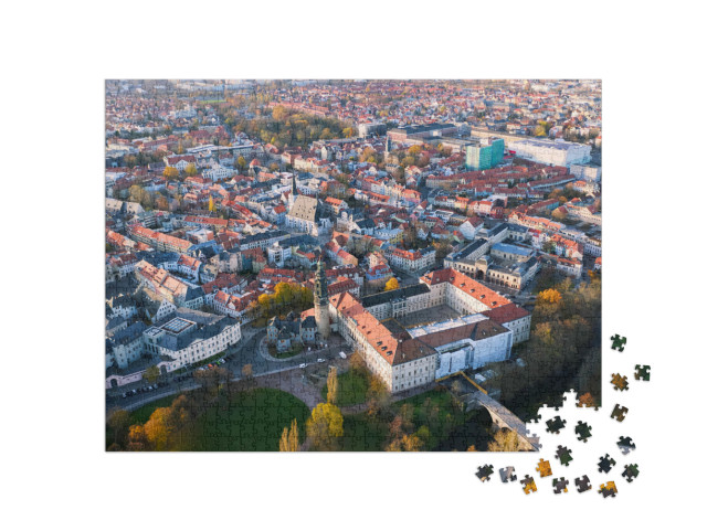 Puzzle 1000 Teile „Panoramablick auf Weimar, Deutschland“