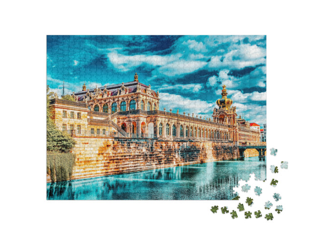 Puzzle 1000 Teile „Dresdner Zwinger, Sachsen, Deutschland“