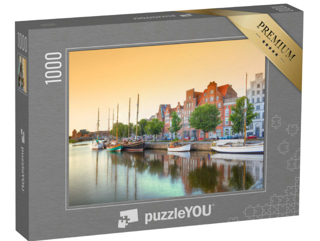 Puzzle 1000 Teile „Lübeck an der Trave, Deutschland“