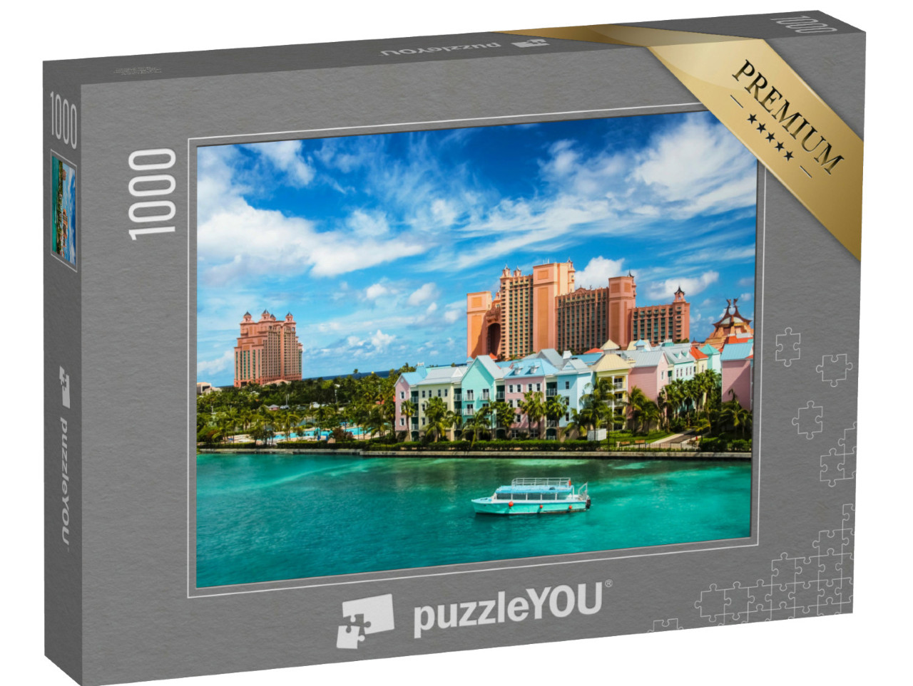 Puzzle 1000 Teile „Nassau im Sommer, Bahamas, Karibik“