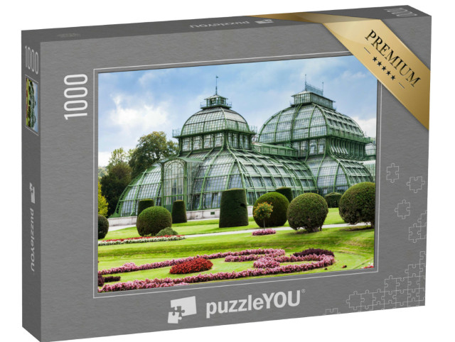 Puzzle 1000 Teile „Das Palmenhaus, Gewächshaus Schloss Schönbrunn“
