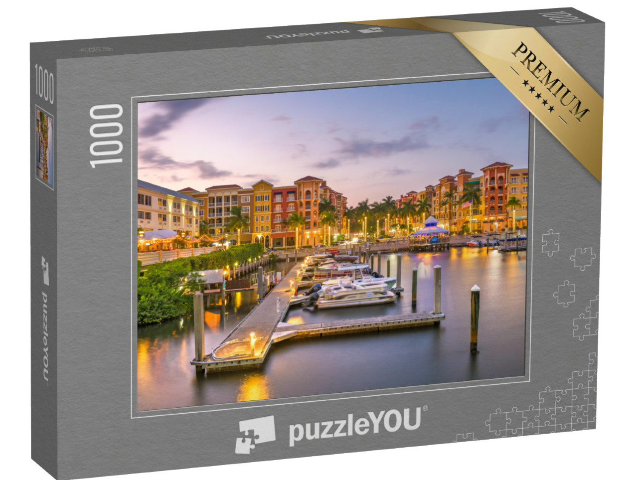 Puzzle 1000 Teile „Skyline von Naples mit Wasser, Florida, USA“