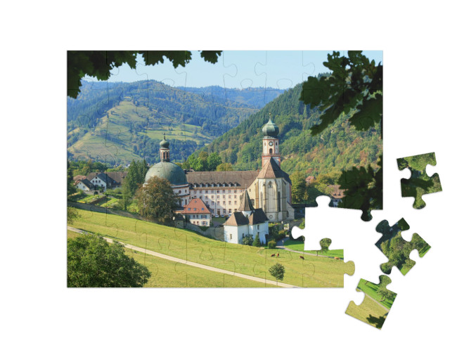 Puzzle 48 Teile „Schwarzwald in Deutschland: schöne Landschaft“