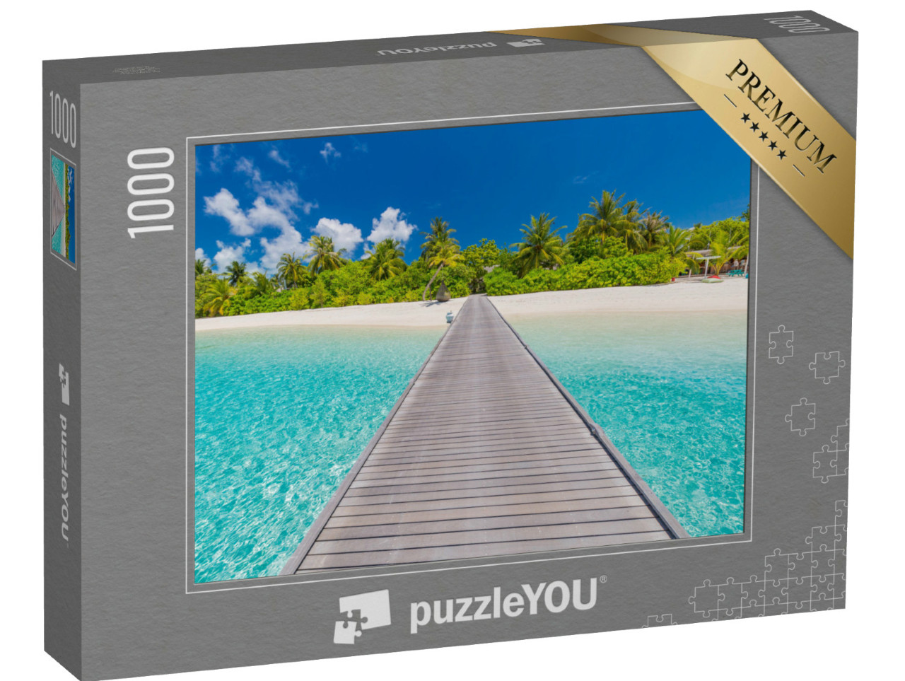 Puzzle 1000 Teile „Strandimpression auf den Malediven“