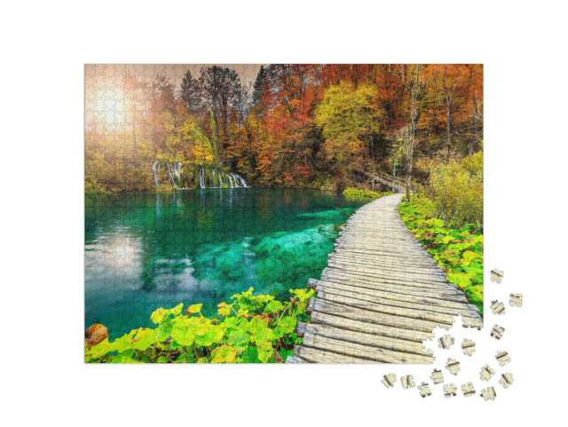 Puzzle 1000 Teile „Plitvice National Park, Kroatien“