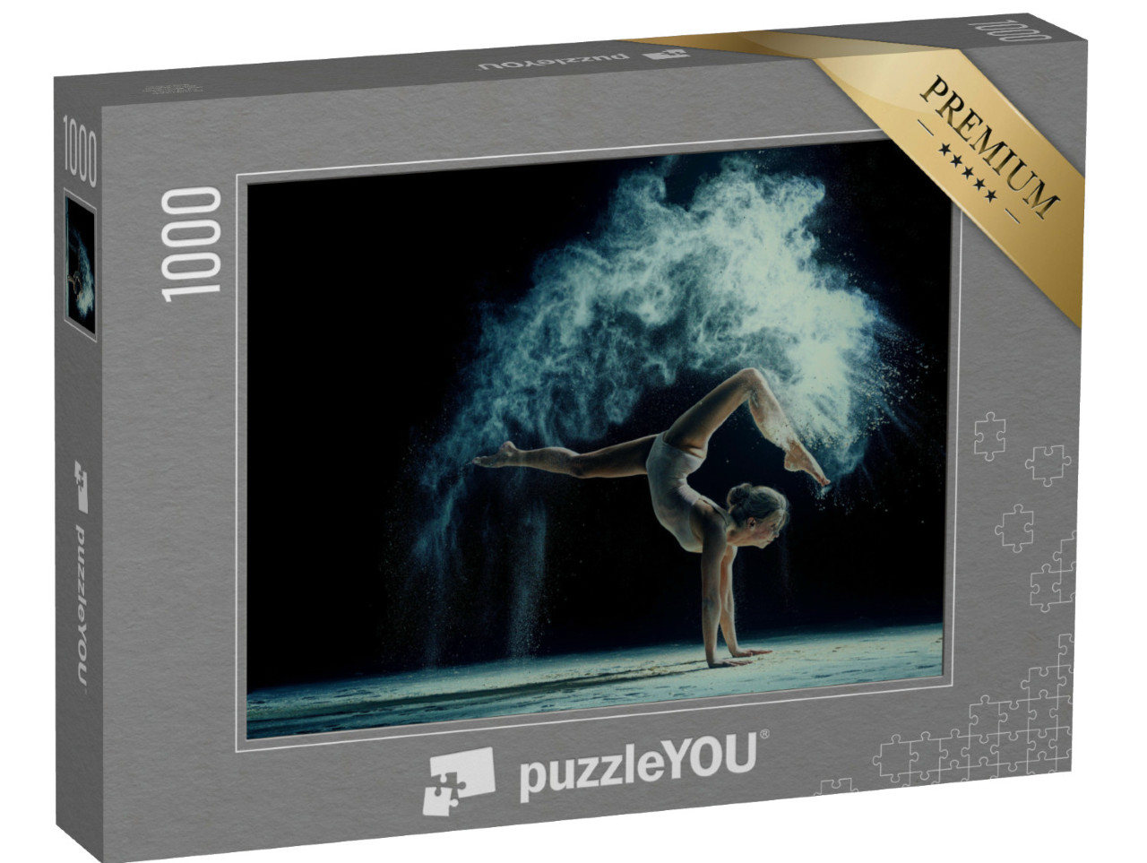 Puzzle 1000 Teile „Anmutiger Tanz im Lichtstaub“