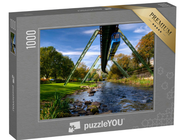 Puzzle 1000 Teile „Wuppertaler Schwebebahn“