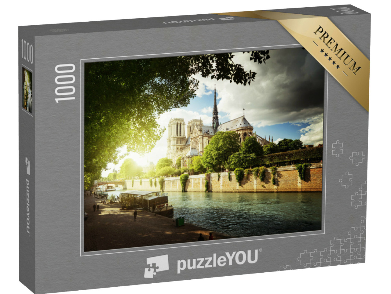 Puzzle 1000 Teile „Seine und Notre Dame de Paris, Frankreich“
