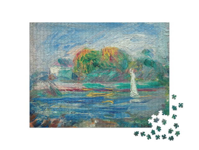Puzzle 1000 Teile „Auguste Renoir - Der Blaue Fluss“