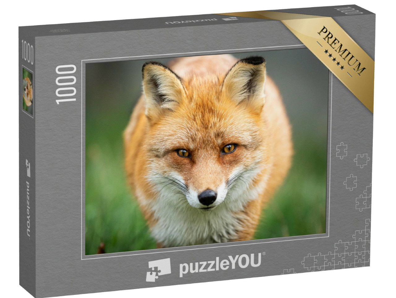 Puzzle 1000 Teile „Rotfuchs auf der Jagd“