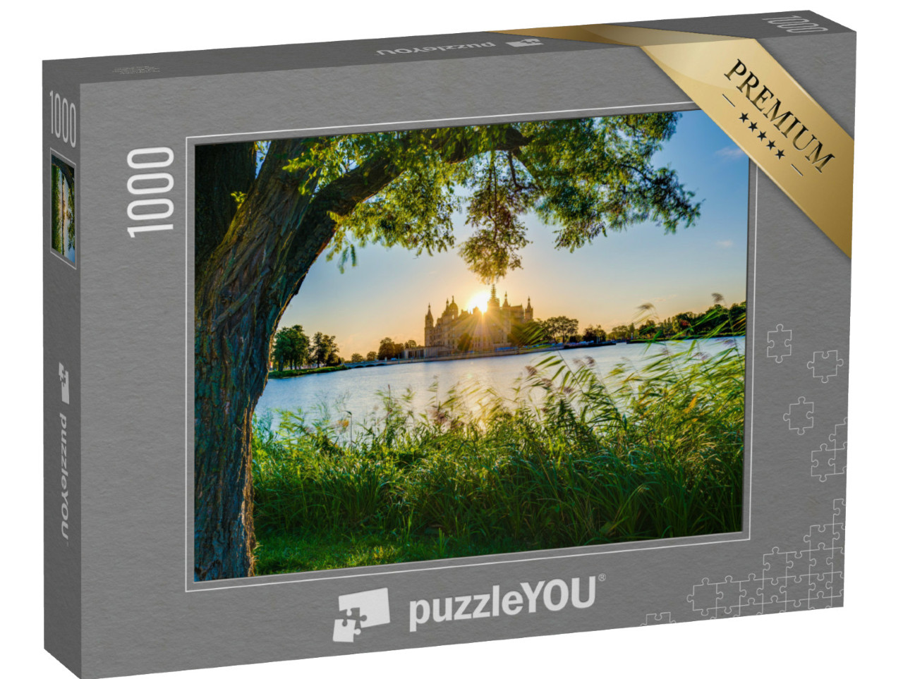 Puzzle 1000 Teile „Schweriner Schloss in der Landeshauptstadt von Mecklenburg-Vorpommern“