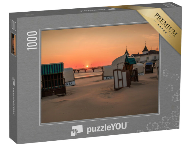 Puzzle 1000 Teile „Pier Ahlbeck, Ostsee, Insel Usedom“