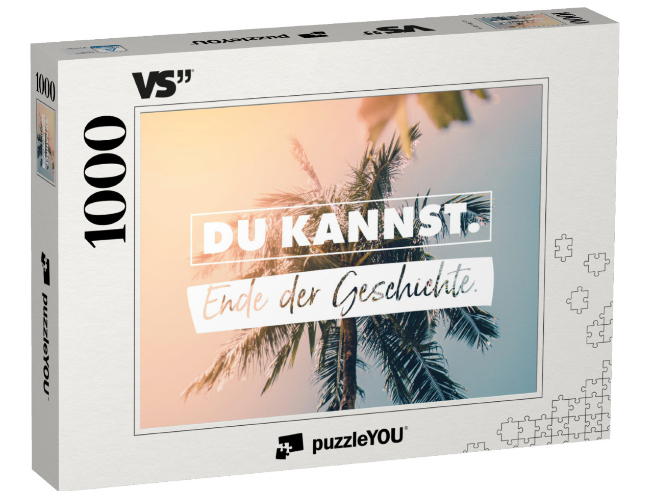 Puzzle 1000 Teile „Du kannst. Ende der Geschichte.“