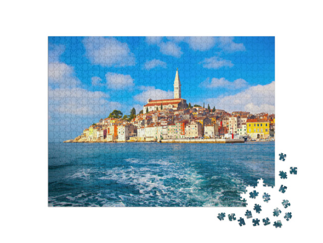 Puzzle 1000 Teile „Alte istrische Stadt, Porec, Kroatien“