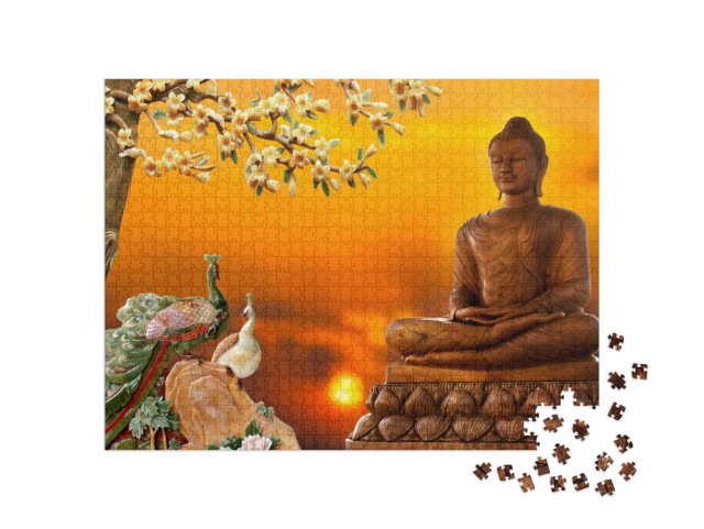 Puzzle 1000 Teile „3D Buddha  “
