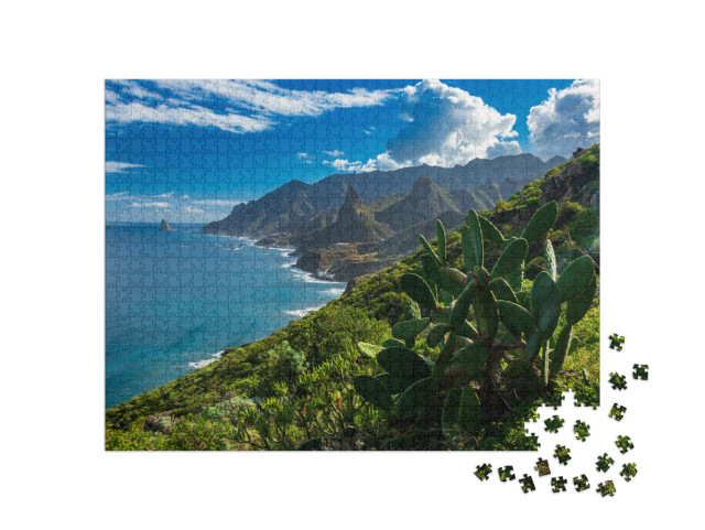 Puzzle 1000 Teile „Wildes Anaga-Gebirge im Norden von Teneriffa“