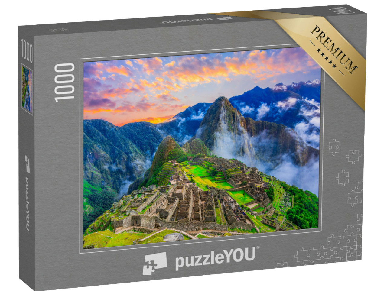 Puzzle 1000 Teile „Machu Picchu, Cusco, Peru: verlorene Stadt der Inka“