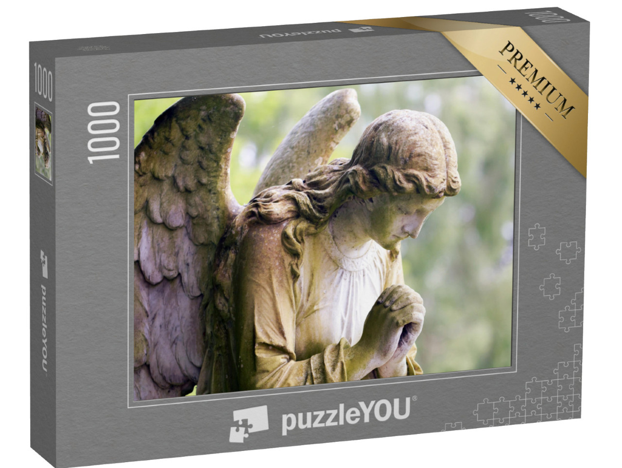 Puzzle 1000 Teile „Steinengel in Farbe, Bild“