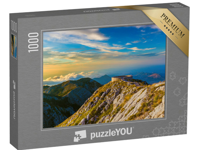 Puzzle 1000 Teile „Lovcen National Park in Montenegro bei Sonnenuntergang“