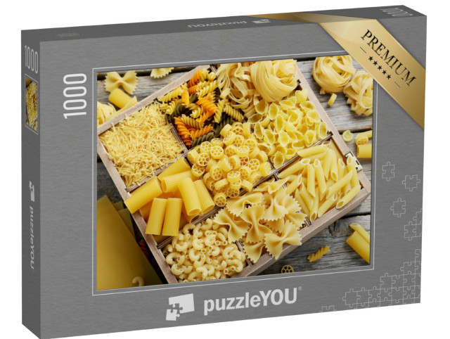 Puzzle 1000 Teile „Verschiedene Arten von Nudeln “