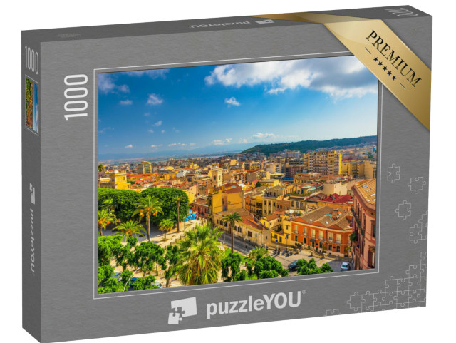 Puzzle 1000 Teile „Altstadt von Cagliari, Sardinien, Italien“