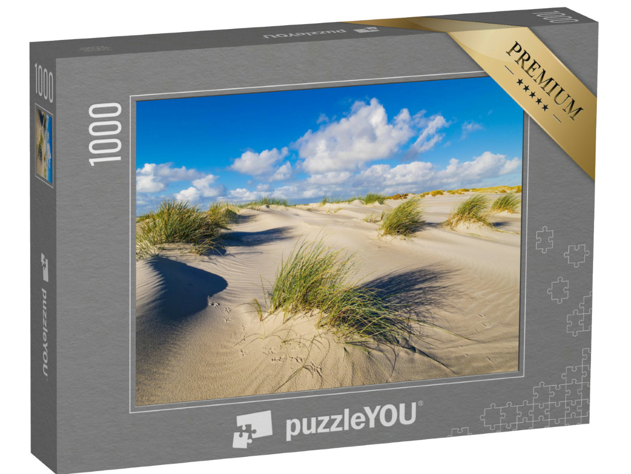 Puzzle 1000 Teile „Dünen an der Nordseeküste auf der Insel Amrum, Deutschland“