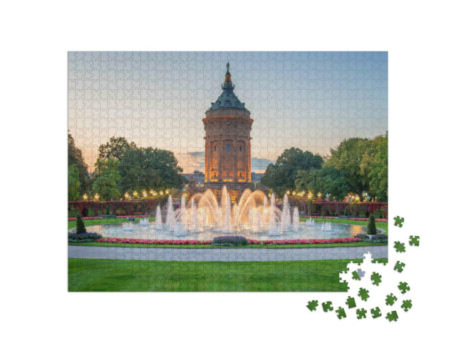 Puzzle 1000 Teile „Mannheim, Deutschland“