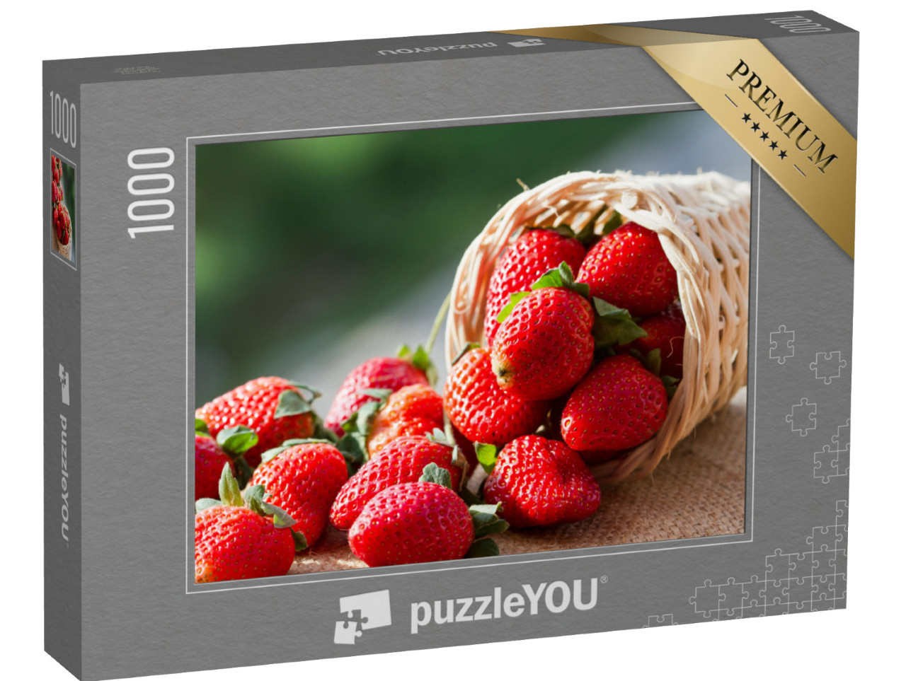 Puzzle 1000 Teile „Natürliche Erdbeeren“