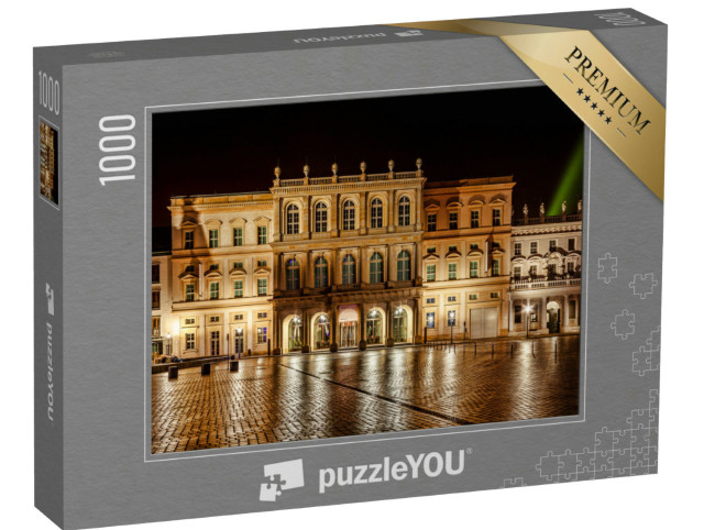 Puzzle 1000 Teile „Aufnahme vom Museum Barberini am Abend“