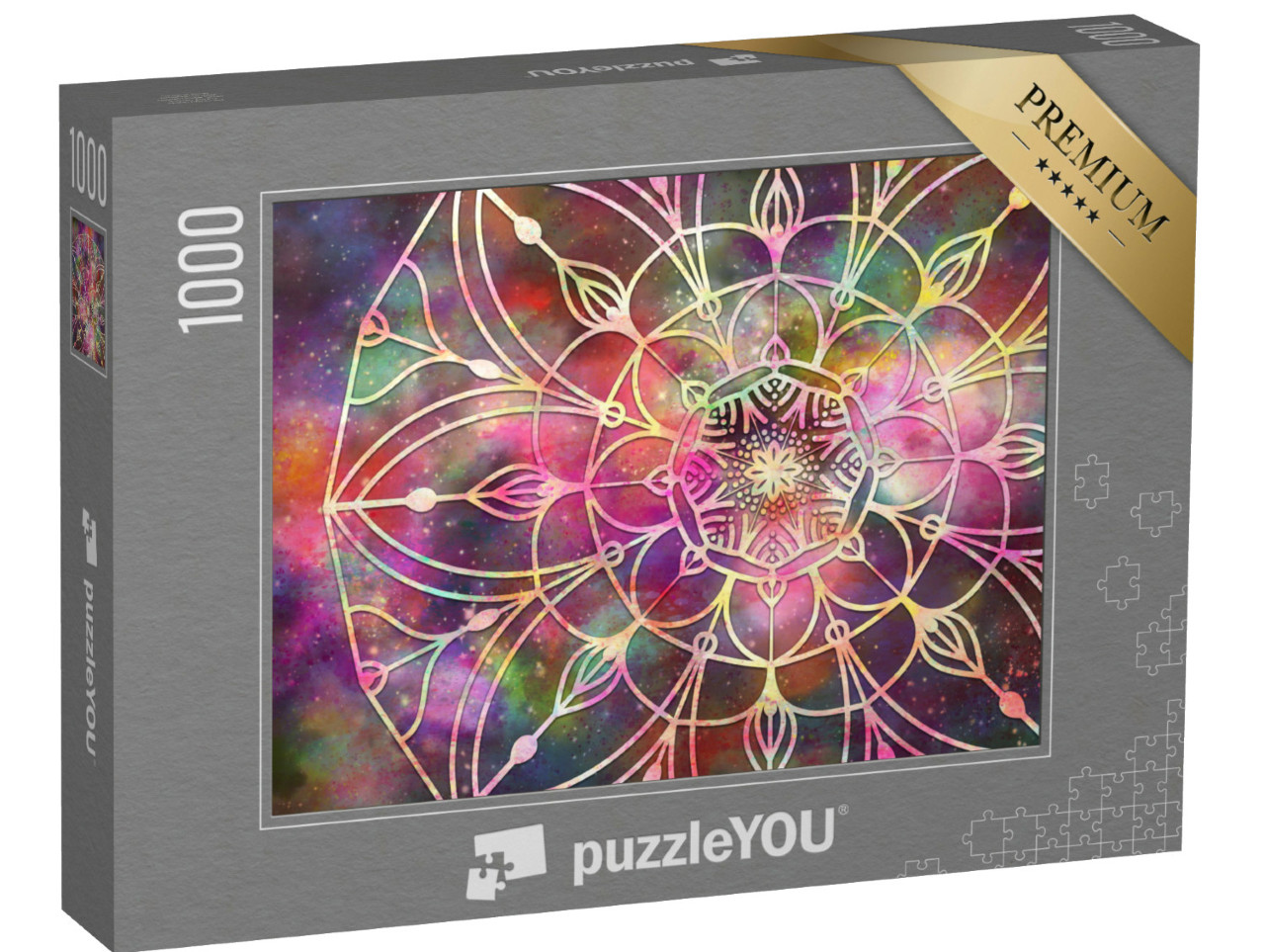 Puzzle 1000 Teile „Mandala mit Sternengalaxie“