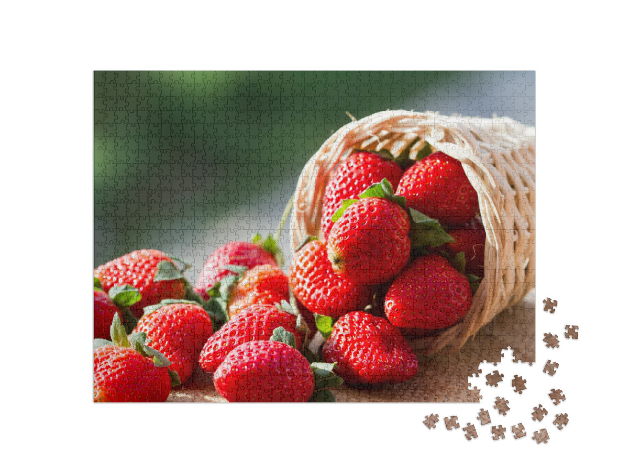Puzzle 1000 Teile „Natürliche Erdbeeren“
