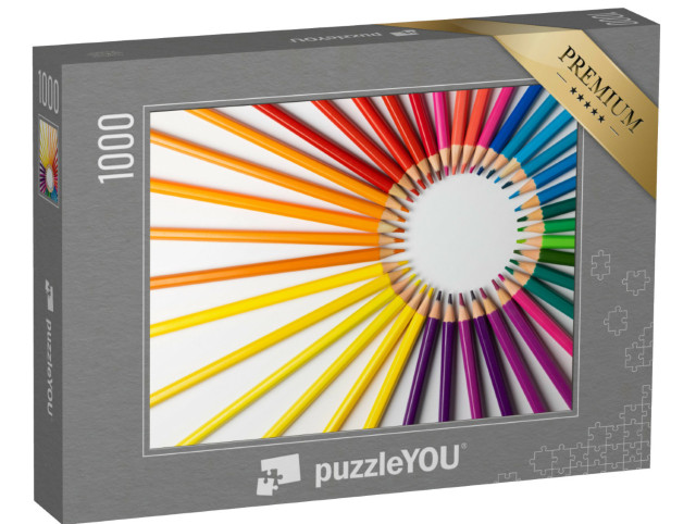 Puzzle 1000 Teile „Buntstifte“