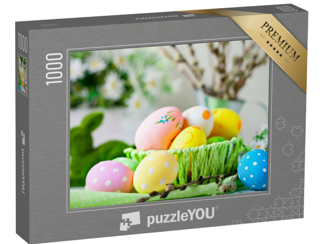 Puzzle 1000 Teile „Wunderschöne selbstgemachte Osterdekoration“