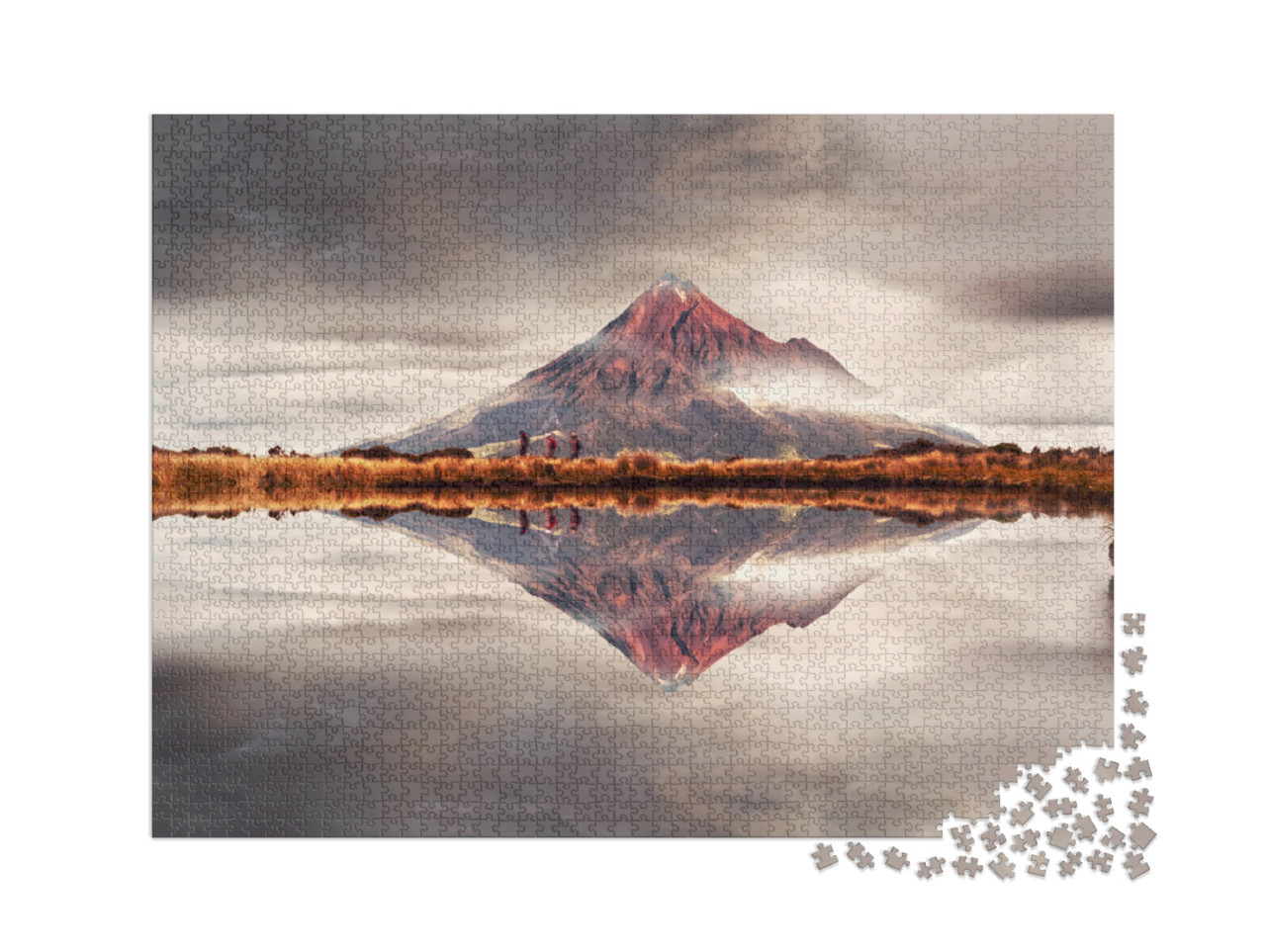 Puzzle 2000 Teile „Mount Taranaki, Neuseeland“