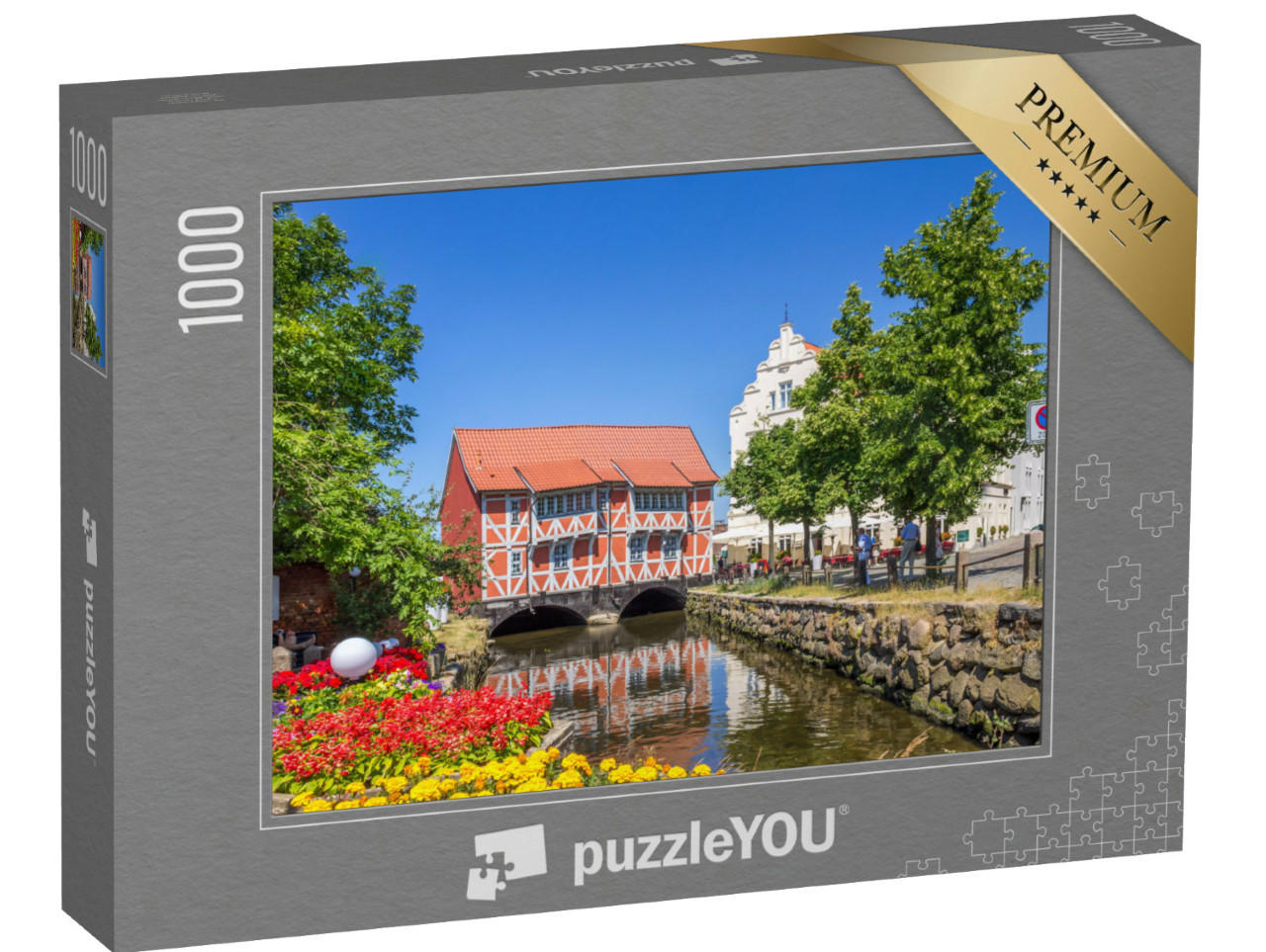 Puzzle 1000 Teile „Historisches Wismar, Mecklenburg-Vorpommern“
