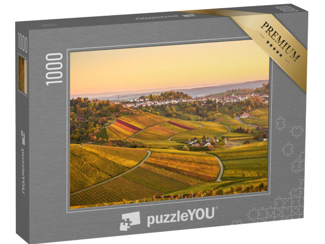 Puzzle 1000 Teile „Weinberge in Stuttgart, Deutschland“