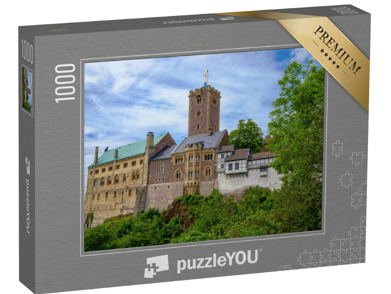 Puzzle 1000 Teile „Die Wartburg bei Eisenach, Deutschland“