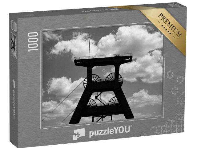 Puzzle 1000 Teile „Alter Zechenturm im Ruhrgebiet“