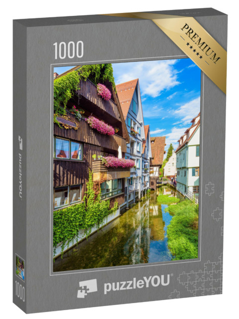 Puzzle 1000 Teile „Historisches Fischerviertel von Ulm“
