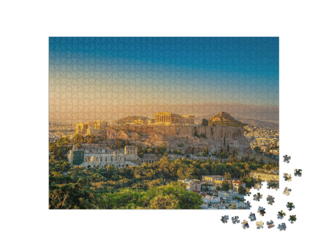 Puzzle 1000 Teile „Beeindruckende Akropolis von Athen“