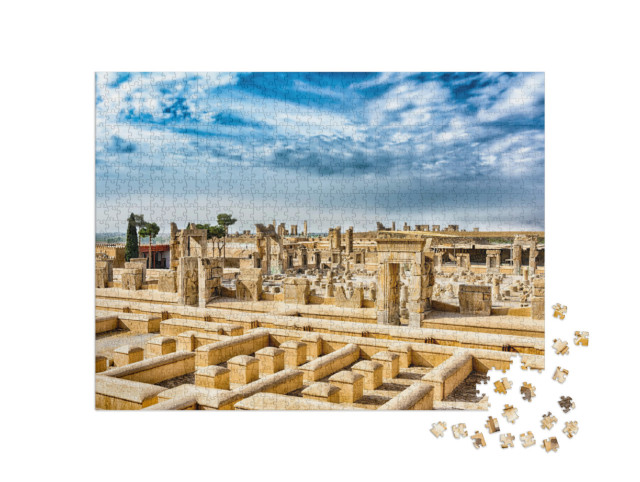 Puzzle 1000 Teile „Persepolis im Iran: Hauptstadt der Achämeniden, altes Persien“