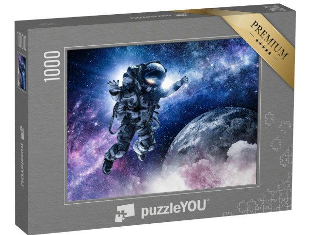 Puzzle 1000 Teile „Ein Astronaut auf Weltraummission“