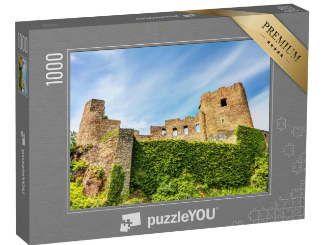 Puzzle 1000 Teile „Burgruine in Frauenstein im Erzgebirge, Deutschland“