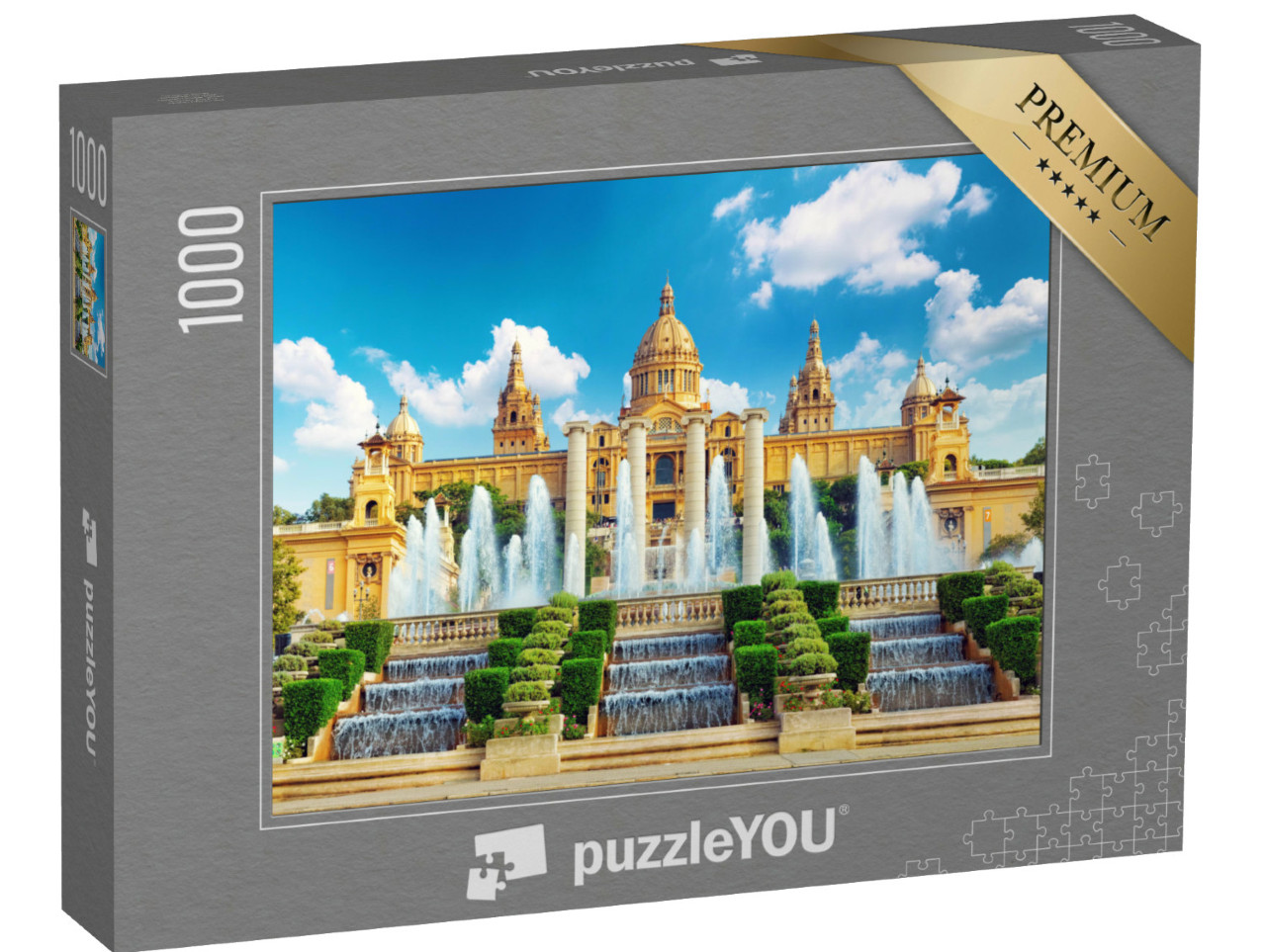 Puzzle 1000 Teile „Nationalmuseum in Barcelona, Spanien“