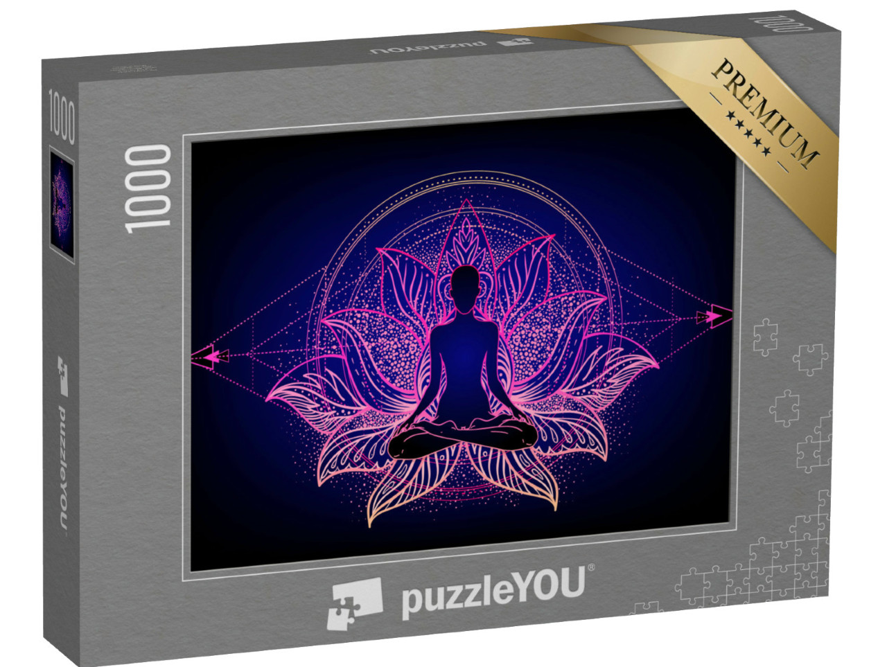 Puzzle 1000 Teile „Lotus-Position, Yoga“