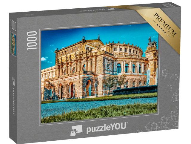 Puzzle 1000 Teile „Semperoper, Opernhaus der Sächsischen Staatsoper Dresden“