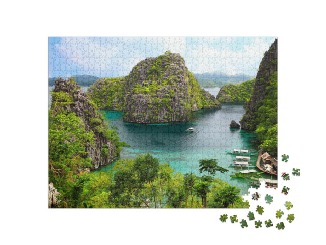 Puzzle 1000 Teile „Insel Busuanga, Provinz Palawan, Philippinen“