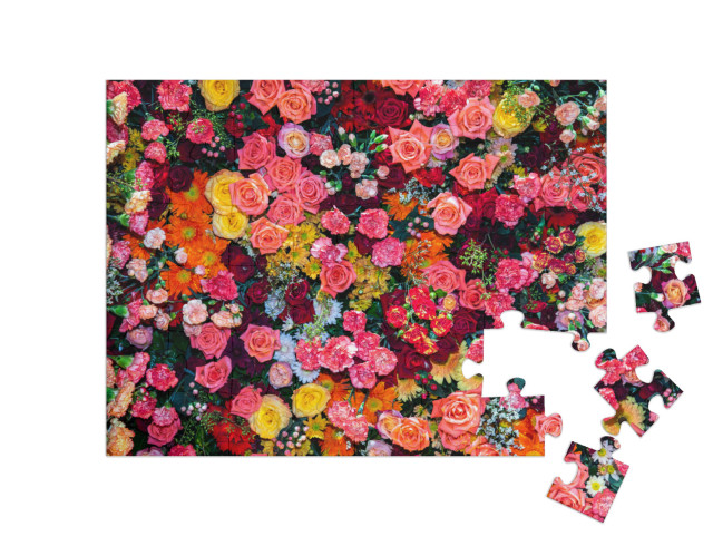 Puzzle 48 Teile „Schöne Blumen“