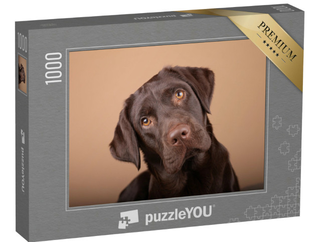 Puzzle 1000 Teile „Treuherziger Labrador-Welpe“